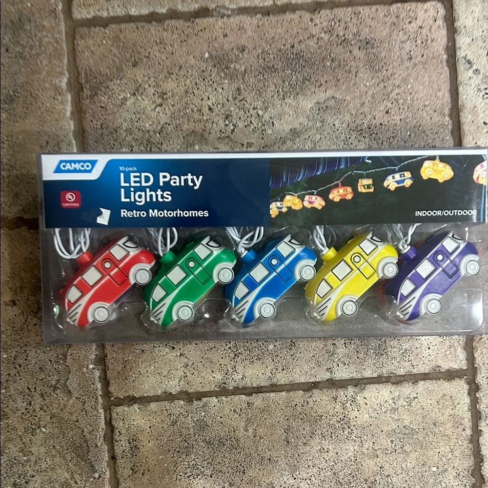 Camco LED Retro Motorhome Party Lights - Multi Color